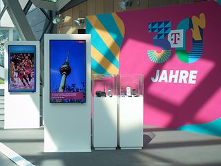 Exhibition 30 years Deutsche Telekom AG.