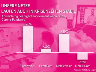 Infografik "Unsere Netze laufen auch in Krisenzeiten stabil"